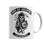 Baskı Dükkanı KB1016 Sons Of Anarchy Logo Porselen Kupa Bardak