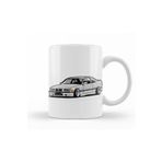Baskı Dükkanı KB10168 Bmw Stanced Out E36 Gray Porselen Kupa Bardak