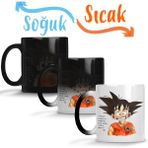 Baskı Dükkanı KB10462 Dragonball Cheeky Smile Goku Porselen Kupa Bardak