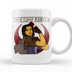Baskı Dükkanı KB10967 Jyn Erso We Can Rebel Rogue One Porselen Kupa Bardak