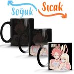 Baskı Dükkanı KB11339 Natsu Lucy Nalu Matching Shirts Porselen Kupa Bardak