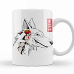 Baskı Dükkanı KB11549 Princess Mononoke Porselen Kupa Bardak