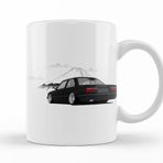 Baskı Dükkanı KB11785 Stanced Out E30 Black Porselen Kupa Bardak