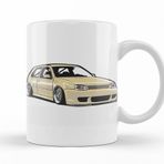 Baskı Dükkanı KB11786 Stanced Out Golf Mk4 Creme Porselen Kupa Bardak