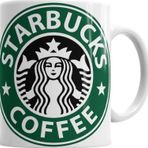 Baskı Dükkanı KB1187 Starbucks Porselen Kupa Bardak