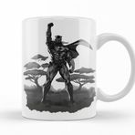 Baskı Dükkanı KB12163 Wakanda Knight Porselen Kupa Bardak