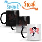 Baskı Dükkanı KB12505 Kim Seokjin Vintage Bts Porselen Kupa Bardak