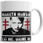 Baskı Dükkanı KB1255 Marilyn Manson Porselen Kupa Bardak