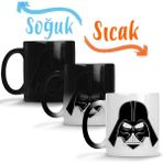 Baskı Dükkanı KB12630 Star Wars Darth Vader Işın Kılıcı Porselen Kupa Bardak