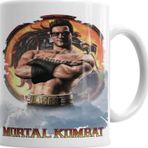 Baskı Dükkanı KB1472 Mortal Kombat Jonny Cage Game Porselen Kupa Bardak