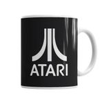 Baskı Dükkanı KB1498 Oyun Atari Logo Vintage Porselen Kupa Bardak
