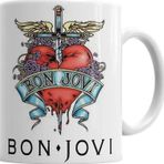 Baskı Dükkanı KB160 Bon Jovi Guns And Roses Poison Cinderella Kupa Bardak