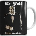 Baskı Dükkanı KB1747 Mr Wolf I Solve Problems Porselen Kupa Bardak