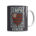 Baskı Dükkanı KB1839 Sempre Flamengo Cinza Chumbo Porselen Kupa Bardak