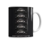 Baskı Dükkanı KB1895 Porsche Generations Porselen Kupa Bardak