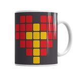 Baskı Dükkanı KB1969 Tetris Oyun Atari Porselen Kupa Bardak