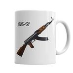 Baskı Dükkanı KB2026 Counter Strike Cs Go Ak47 Porselen Kupa Bardak