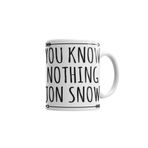 Baskı Dükkanı KB2050 You Know Nothing Porselen Kupa Bardak