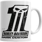 Baskı Dükkanı KB2334 Harley Davidson Dark Custom Porselen Kupa Bardak