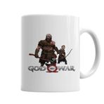 Baskı Dükkanı KB2446 Kratos E Atreus God Of War Porselen Kupa Bardak