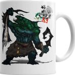Baskı Dükkanı KB2719 Tide Hunter Dota 2 Porselen Kupa Bardak