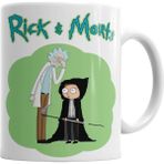Baskı Dükkanı KB3250 Rick Ile Morte Porselen Kupa Bardak