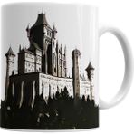 Baskı Dükkanı KB3403 Castelo Medieval Porselen Kupa Bardak