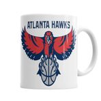 Baskı Dükkanı KB37 Atlanta Hawks Old School Porselen Kupa Bardak