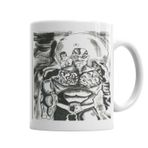 Baskı Dükkanı KB3743 Guerreiro Warrior Dragon Porselen Kupa Bardak