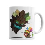 Baskı Dükkanı KB3968 Maokai Ile Mascara Crash Porselen Kupa Bardak