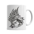 Baskı Dükkanı KB4429 Angel Sketch Porselen Kupa Bardak