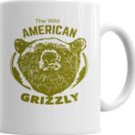 Baskı Dükkanı KB4441 American Grizzly Porselen Kupa Bardak