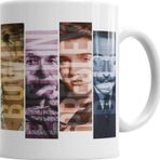Baskı Dükkanı KB4655 Bowie Einstein Presley Dali Porselen Kupa Bardak