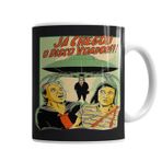 Baskı Dükkanı KB4743 Chaves Ja Chegou O Disco Voador Porselen Kupa Bardak