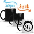 Baskı Dükkanı KB522 Harry Potter Patronus Harry Potter Patron Porselen Kupa Bardak