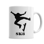 Baskı Dükkanı KB5324 Skate Kaykay Porselen Kupa Bardak