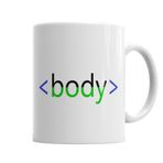 Baskı Dükkanı KB5477 Tag Body Porselen Kupa Bardak