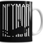 Baskı Dükkanı KB6001 Futebol Raiz Camisa Neymar Porselen Kupa Bardak