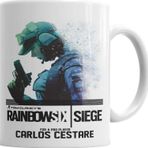 Baskı Dükkanı KB6078 Exclusive Carlos Cestare Raınbowsıx Sıege Porselen Kupa Bardak