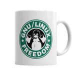 Baskı Dükkanı KB6159 Gnu Linux Porselen Kupa Bardak