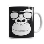 Baskı Dükkanı KB6175 Geek Monkey Porselen Kupa Bardak