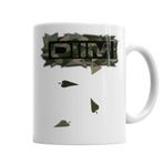 Baskı Dükkanı KB6323 Logo Dıım Floral Camuflado Porselen Kupa Bardak