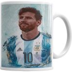 Baskı Dükkanı KB6452 Messi Argentina Porselen Kupa Bardak