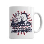Baskı Dükkanı KB687 House Of Cards Frank And Claire Porselen Kupa Bardak