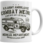 Baskı Dükkanı KB6914 Us Army Ambulance Porselen Kupa Bardak