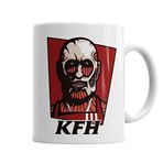 Baskı Dükkanı KB798 Kentucky Fried Human Attack Of Titan Porselen Kupa Bardak