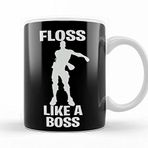 Baskı Dükkanı KB8414 Floss Lıke A Boss Porselen Kupa Bardak