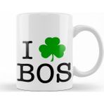 Baskı Dükkanı KB8628 I Clover Boston Porselen Kupa Bardak