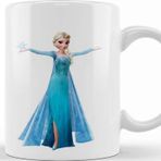 Baskı Dükkanı KB9258 Elsa Hans Frozen Anna Porselen Kupa Bardak