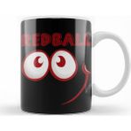 Baskı Dükkanı KB9703 Red Ball 4 Smile Long Sleeve Porselen Kupa Bardak